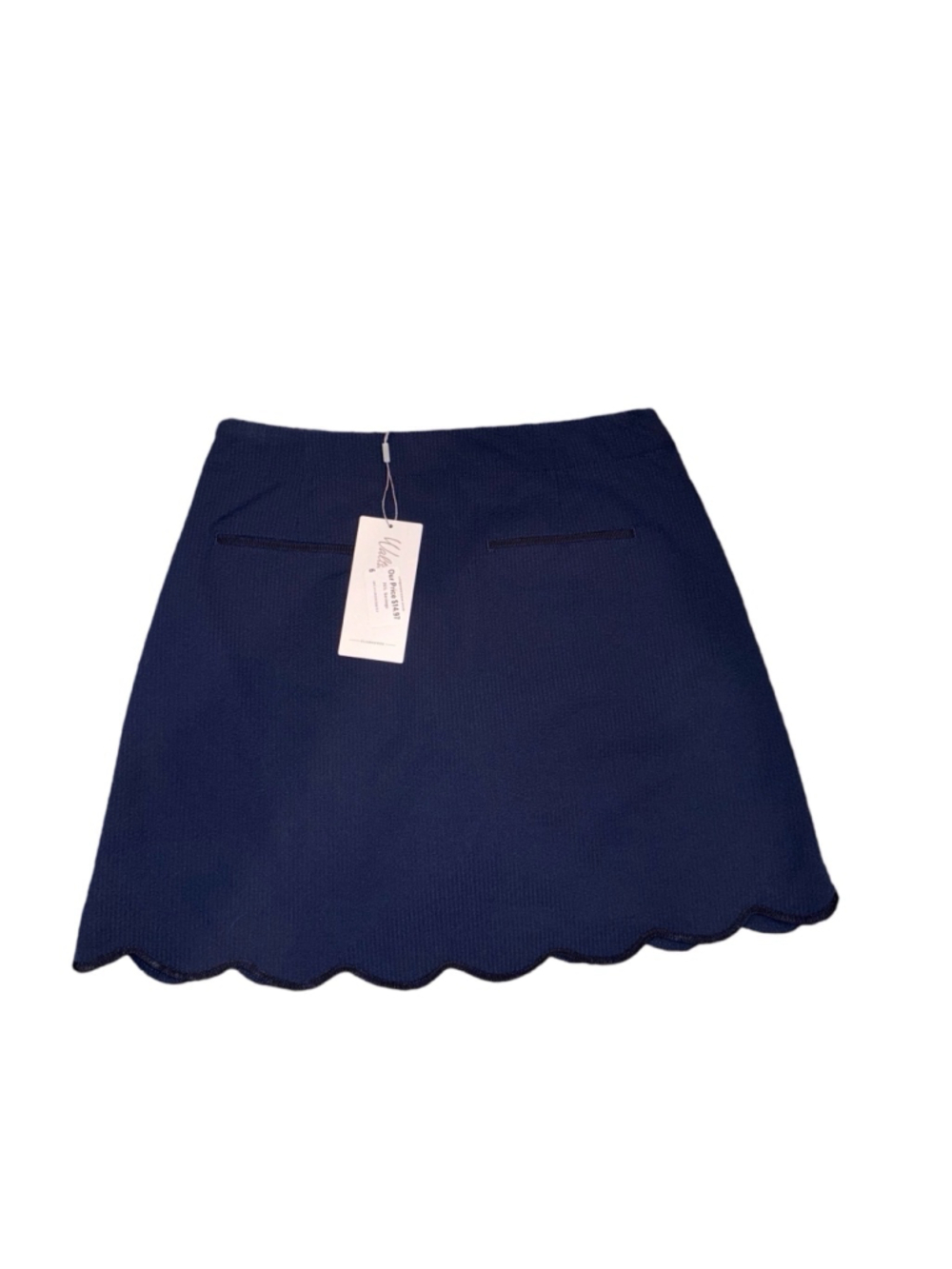 Women's Lady Hagen scalloped golf skort Navy size 2 - Picture 3 of 3